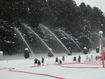 寒さも何の出初式 3